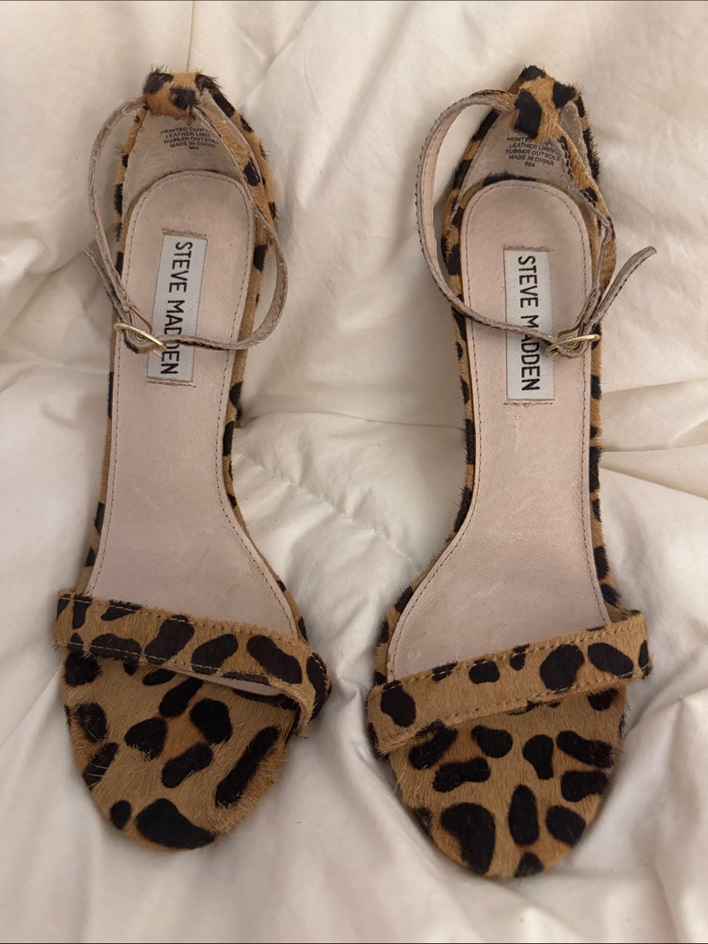 Steve Madden STECY Leopard Print Heels